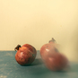 Катерина Куцевол, "Still life with three ripe pomegranates"